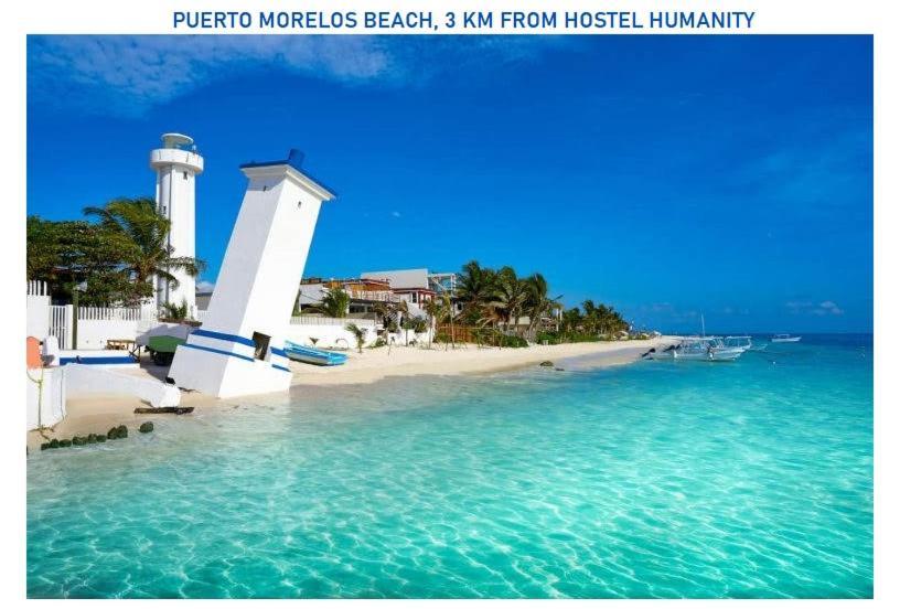 Hostel Humanity Puerto Morelos Exterior foto